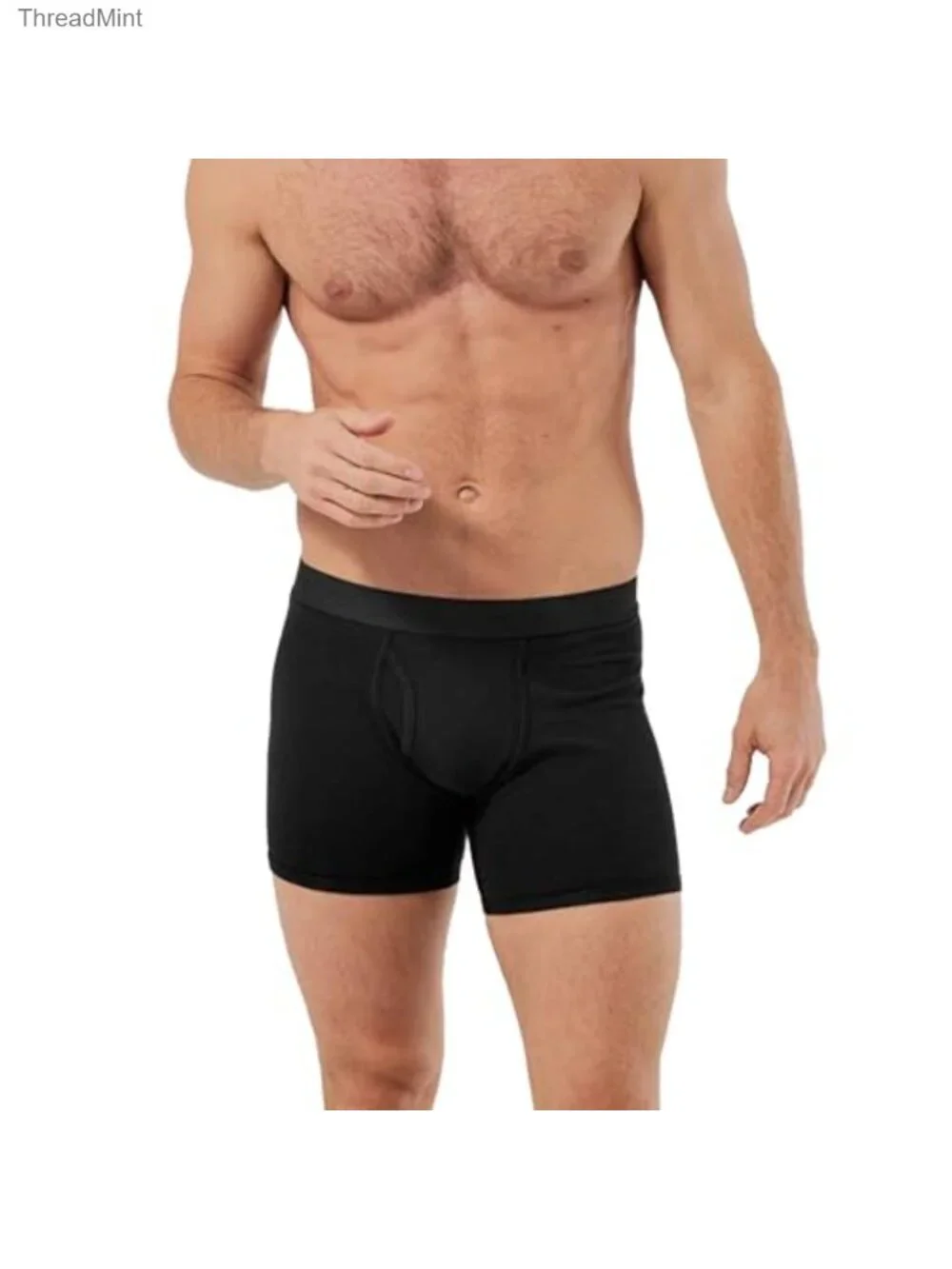 Organic Cotton Men's Boxer Brief Underwear 2 Pack Regular Fit
